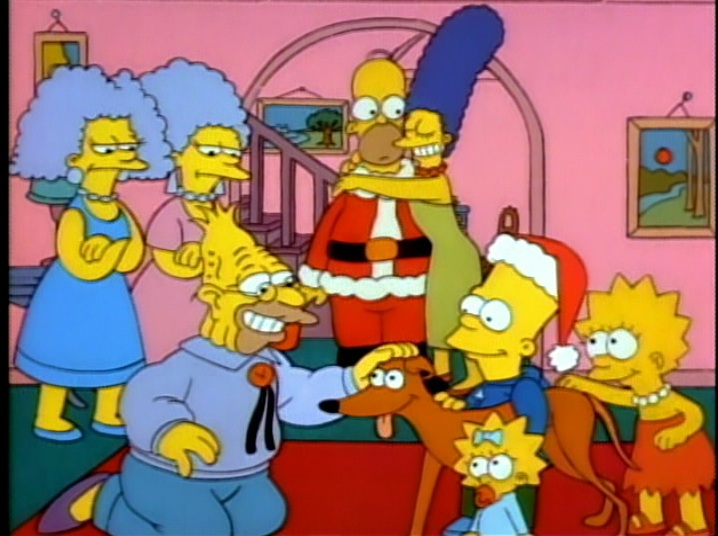 The extended simpson family at christmas